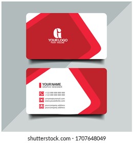 Business card design - Double site business card