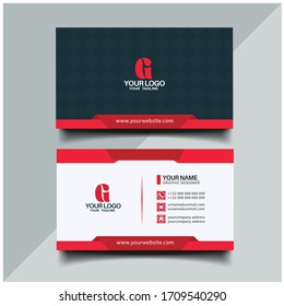 Business card design - Double site business card