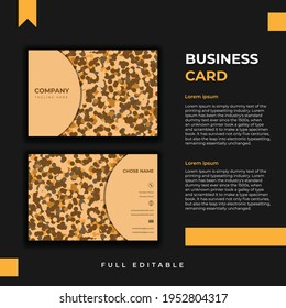diseño de tarjetas de visita con efecto elegante
