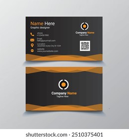 Business card design free template