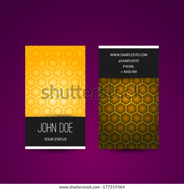 Business Card Design Pattern Stock Vector (Royalty Free