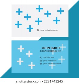 Business card design for hospital