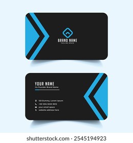  business card design illustration template