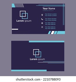 Business card design in illustrator 