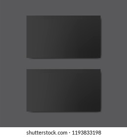Business card design mockup vector