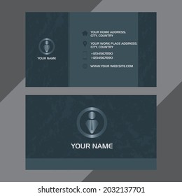 Business card design, Modern art, Professional color and good look