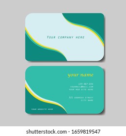 business card design. modern card designs. card design template