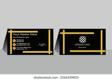 Business Card Design  modern and minimalist
