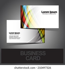 business card design modern template
