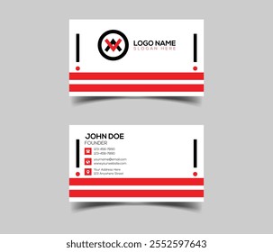 Diseño de tarjeta de visita de Profesional, diseño normal de la tarjeta de visita