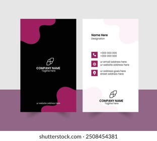 Business card design for personal or company using