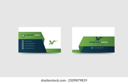 Business Card Design, Professional Minimalist Modern Business Card Template.