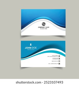 Business Card Design, Professional Minimalist Business Card Template.