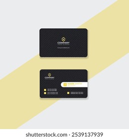 Business Card Design, Professional Minimalist Business Card Template.