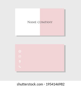 Business card design. Business schedule. Business card for business. Color abstraction. Vector illustration