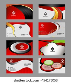 Business Card design set
