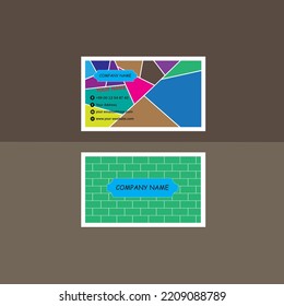 business card design simple professonal