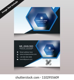 Business card design template