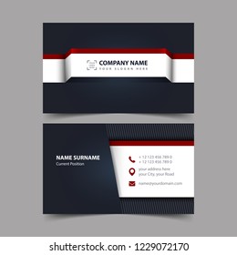 Business Card Design Template. 
