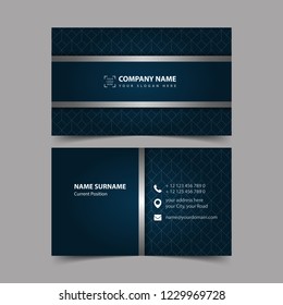 Plantilla de diseño de tarjeta de presentación. 