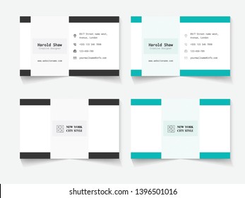 Business card design card template