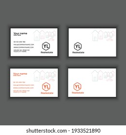 Plantilla de tarjeta de visita de diseño de tarjeta de presentación 