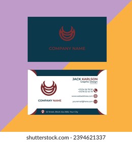 Business card design template business card
