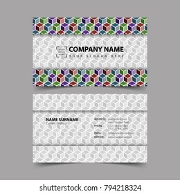 Business Card Design Template. 