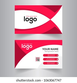 Business Card Design Template. Can be adapt to Brochure, Annual Report, Magazine,Poster, Corporate Presentation, Portfolio, Flyer, Website