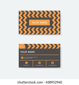 Business Card Design Template  Clapboard Film Slate Concepts