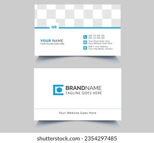 Business card design template, Clean professional business card template, visiting card, business card template