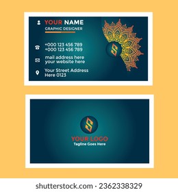 Business card, design template, clean professional business card template, visiting card, business card template. 