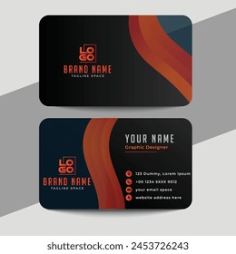 Business card design template, Clean professional business card template, visiting card, business card template.