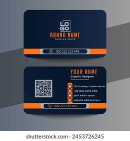 Business card design template, Clean professional business card template, visiting card, business card template.