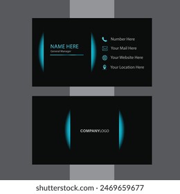 Business card design template, Clean professional business card template, visiting card, business card template.