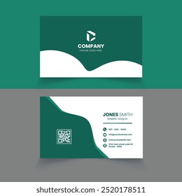 Business card design template, Clean professional business card template, visiting card, business card template.