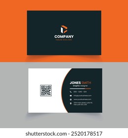 Business card design template, Clean professional business card template, visiting card, business card template.