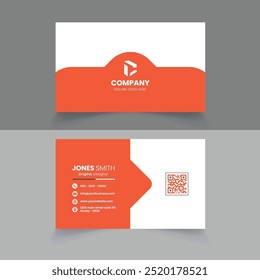 Business card design template, Clean professional business card template, visiting card, business card template.