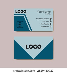 Business card design template, Clean professional business card template, visiting card, business card template.