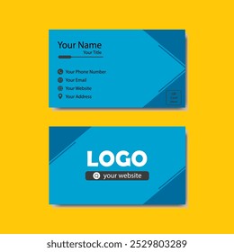 Business card design template, Clean professional business card template, visiting card, business card template.