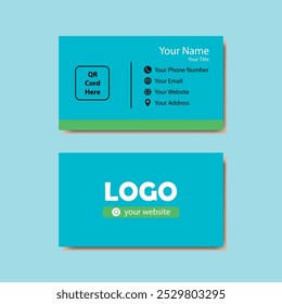 Business card design template, Clean professional business card template, visiting card, business card template.