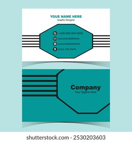 Business card design template, Clean professional business card template, visiting card, business card template.