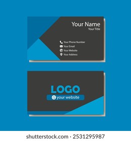 Business card design template, Clean professional business card template, visiting card, business card template.