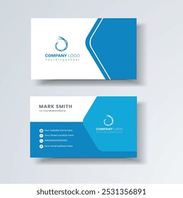 Business card design template, Clean professional business card template, visiting card, business card template.