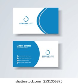 Business card design template, Clean professional business card template, visiting card, business card template.