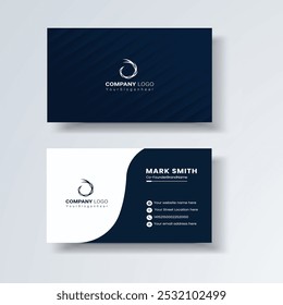 Business card design template, Clean professional business card template, visiting card, business card template.