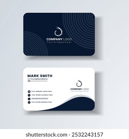 Business card design template, Clean professional business card template, visiting card, business card template.