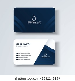 Business card design template, Clean professional business card template, visiting card, business card template.