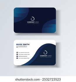 Business card design template, Clean professional business card template, visiting card, business card template.