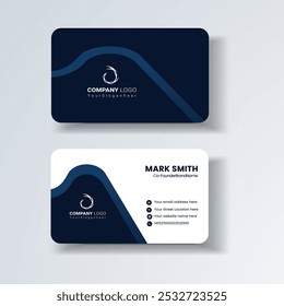 Business card design template, Clean professional business card template, visiting card, business card template.